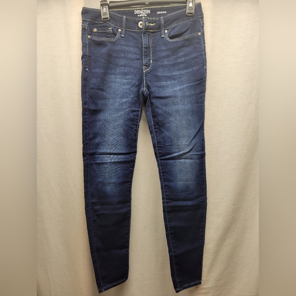 Levi's Denizen Jeggings Size 9 Junior's Dark Wash - Picture 1 of 7